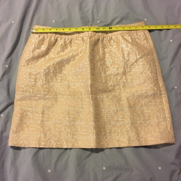 Ann Taylor LOFT | Metallic Jacquard Skirt - Picture 6 of 8